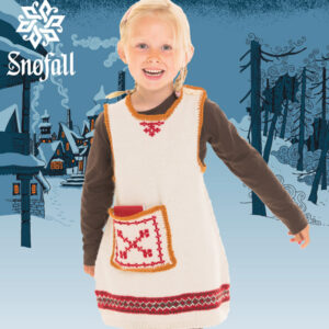 Snøfall strikkepakke - Bokkjole 4år