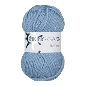 Viking Garn Reflex - 421 lys blå