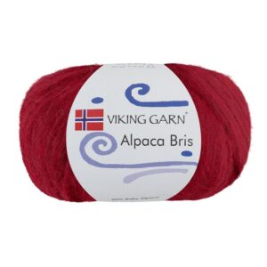 Viking Garn Alpaca Bris - 360 rød