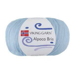 Viking Garn Alpaca Bris - 320 lys blå