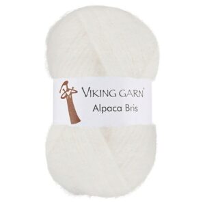 Viking Garn Alpaca Bris - 300 hvit