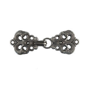 Hekte – Tradisjonell 60mm – Oksidert sølv