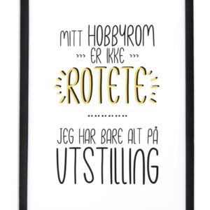 Bilde A3 - hobbyrom..