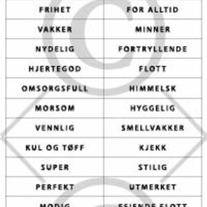 Klistremerker – fristende