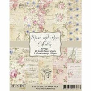 Reprint Music & Roses 6x6 Inch Paper Pack