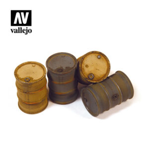 Vallejo Scenics - German Fuel Drums (#2) 4stk