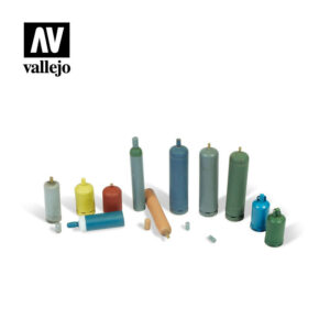 Vallejo Scenics - Modern Gas Bottles 11stk
