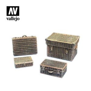 Vallejo Scenics - Wicker Suitcases 4stk