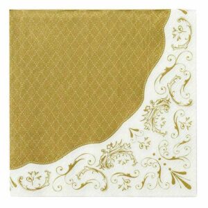 Party Porcelain - napkin gold