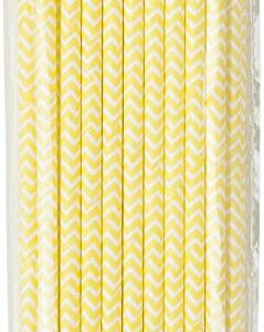 Mix & Match - straws yellow 30pk