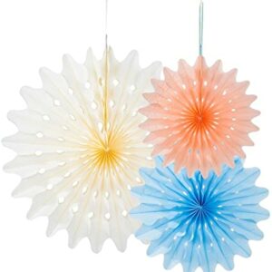 Decadent Decs - fan decorations 3stk, oasis