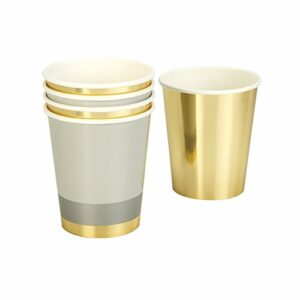 Modern Metallics - paper cups 8stk