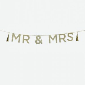 Say It With Glitter - Mr & Mrs garland