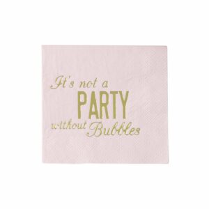 Coctail napkins - party bubbles