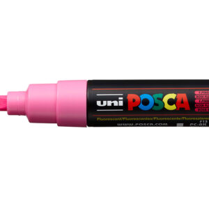 Uni POSCA PC-8K – Chisel 8mm – F13 Fluorescent Pink