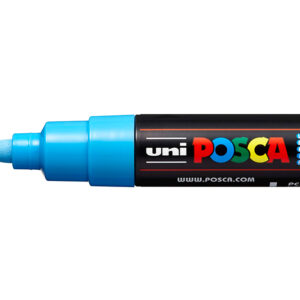 Uni POSCA PC-7M – Bullet 4,5-5,5mm – 8 Light Blue