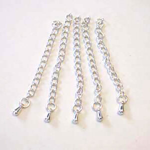 Kjedeforlenger – 5stk – Sølvfarget