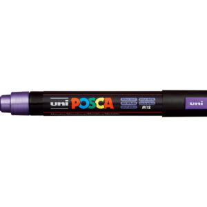 Uni POSCA PC-5M – Medium 1,8-2,5mm – M12 Metallic Violet