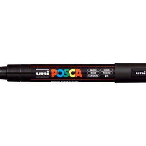 Uni POSCA PC-5M – Medium 1,8-2,5mm – 24 Black