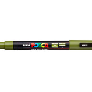 Uni POSCA PC-3M – Fine 0,9-1,3mm – 7 Khaki Green