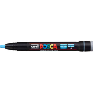Uni POSCA PCF-350 – Brush 1-10mm – 8 Light Blue