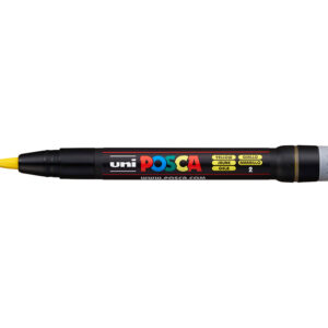 Uni POSCA PCF-350 – Brush 1-10mm – 2 Yellow