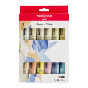 Amsterdam Standard 20ml – Sett 12 ass. Pastellfarger