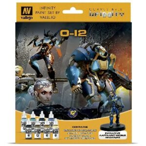 Vallejo Infinity O-12 Paint Set Incl. Figure 8X17ML