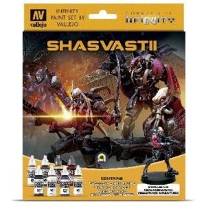 Vallejo Infinity Shasvastii Paint Set Incl. Figure 8X17ML