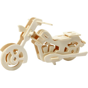 3D puzzle motorsykkel