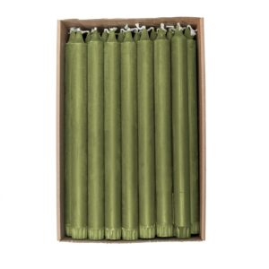 Økologisk kronelys 100% Stearin 2,2X28CM Oliven 1STK