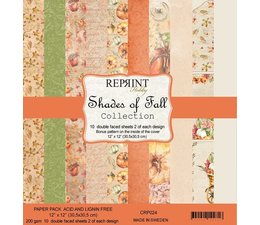 Reprint Shades of Fall Collection 12x12 Inch Paper Pack
