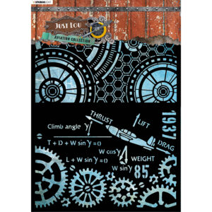Studio Light Mask Stencil A5 – Aviation Collection 12