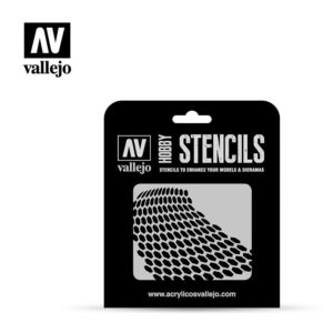 Vallejo Stencils - Distorted Honeycomb