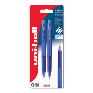 Uni-ball Erasable Gel Pen URN-181 07 – 2stk Blå