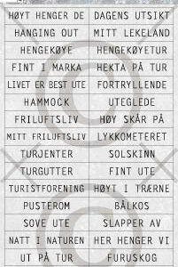 Klistremerker - hengegøy