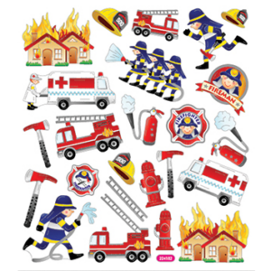 Klistremerker - brannbil