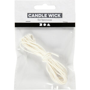 Veke til Bivokslys, 2-3 mm, 3m