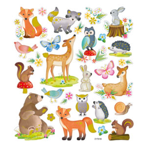 Klistremerker - skogsdyr