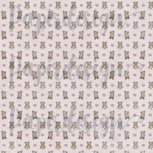 Vårtegn - bamsekos, rosa