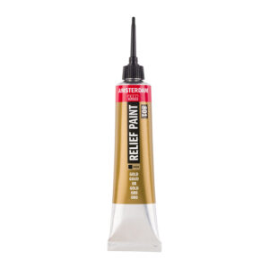 Amsterdam Relief Paint 20ml – 801 Gold