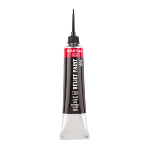 Amsterdam Relief Paint 20ml – 700 Black