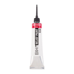 Amsterdam Relief Paint 20ml – 100 White