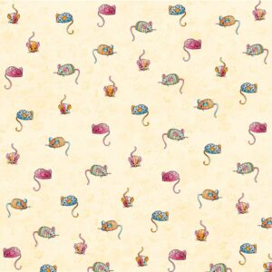 mønsterark 12" - mus