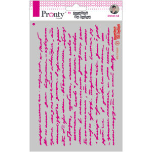 Pronty Sjablong A5 – Script tekst