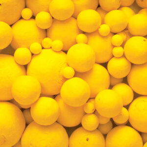 Vattkule GUL – 50mm 1stk