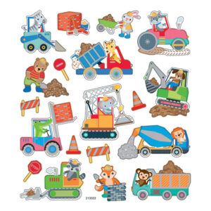 Klistremerker - Anleggsmaskiner m/dyr