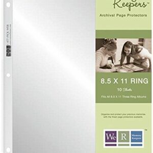 WeR page protectors 8,5x11"