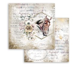 Romantic Horses - Lady with Horse