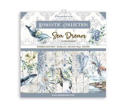 Stamperia Romantic Sea Dream 12x12 Inch Paper Pack